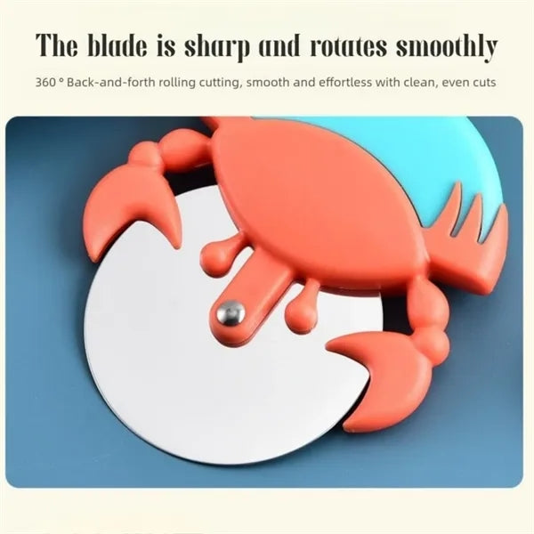 Crab Shape Stainless Steel Pizza Cutter Utensil Tool