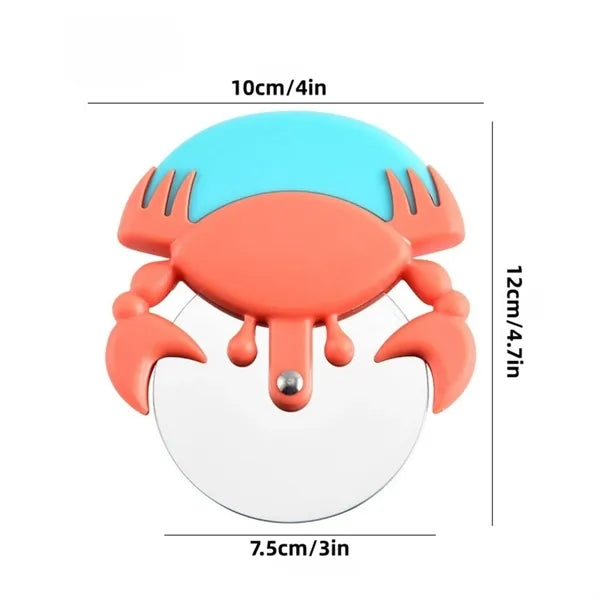Crab Shape Stainless Steel Pizza Cutter Utensil Tool