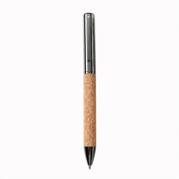 Wheat Straw Cork Grip Pen Metal Clip Writing Quick