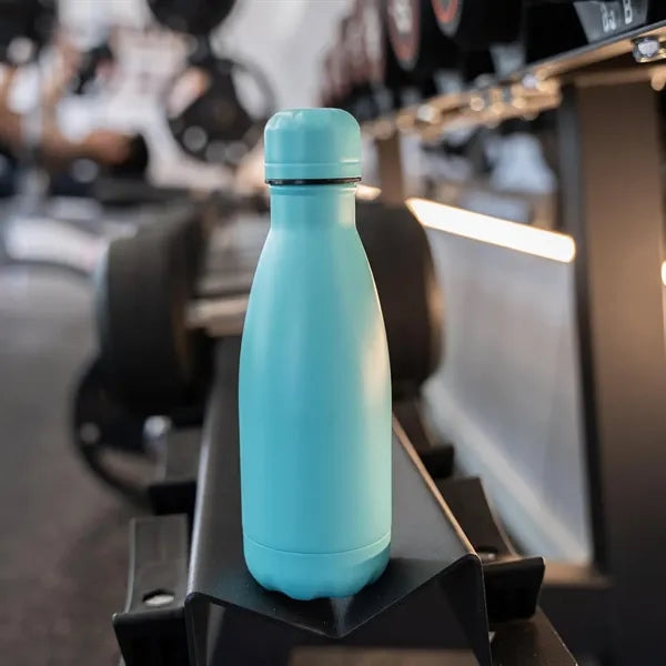 16oz Rubber Coated Stainless Steel Insulated Cola Bottle