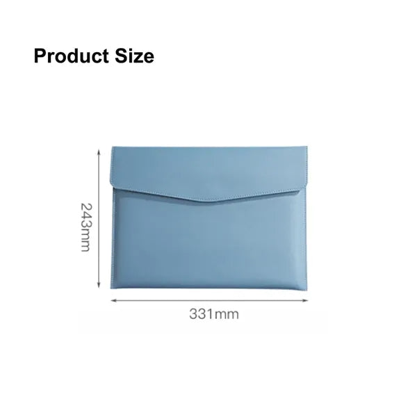 Large-capacity Business Office PU Leather Folder Bag