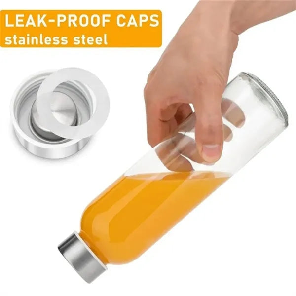 16 Oz Glass Water Bottles
