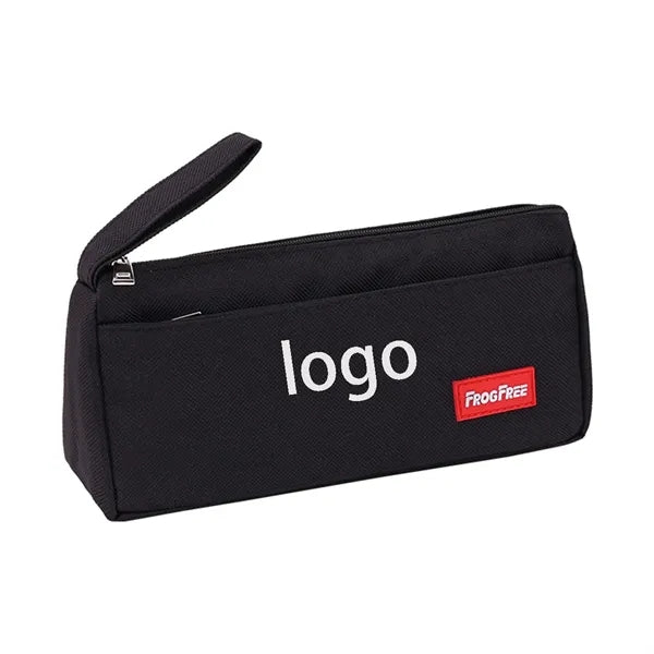 Portable Colorful Pencil Pouch with zipper.