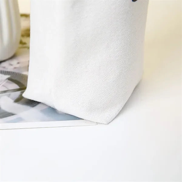 Canvas Water Bottle Tote Bag With Handle