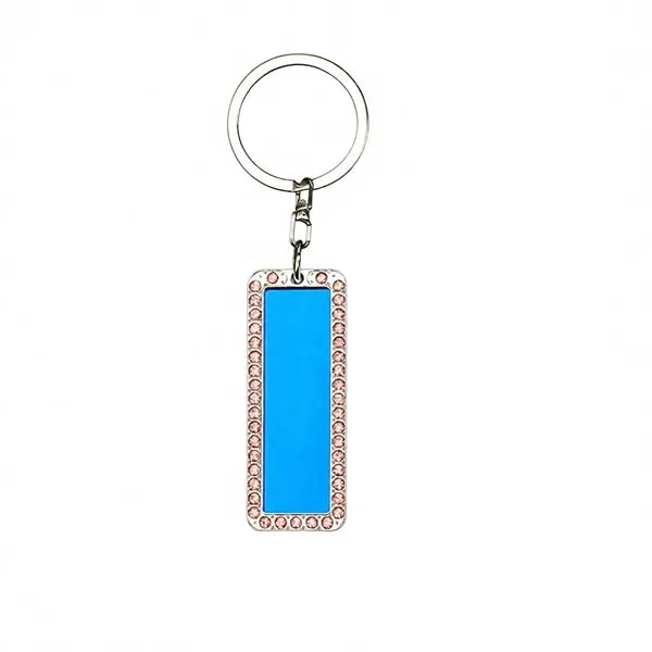 Rhinestone Studded Keychain