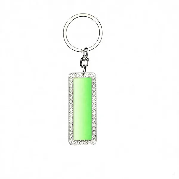 Rhinestone Studded Keychain
