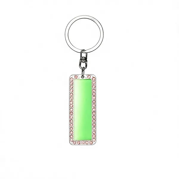 Rhinestone Studded Keychain