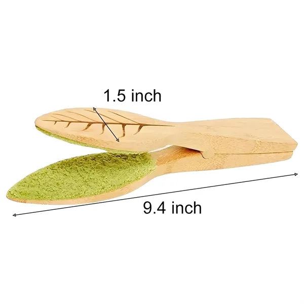 Indoor Wooden Leaf Cleaning Brush Plant Care Tool