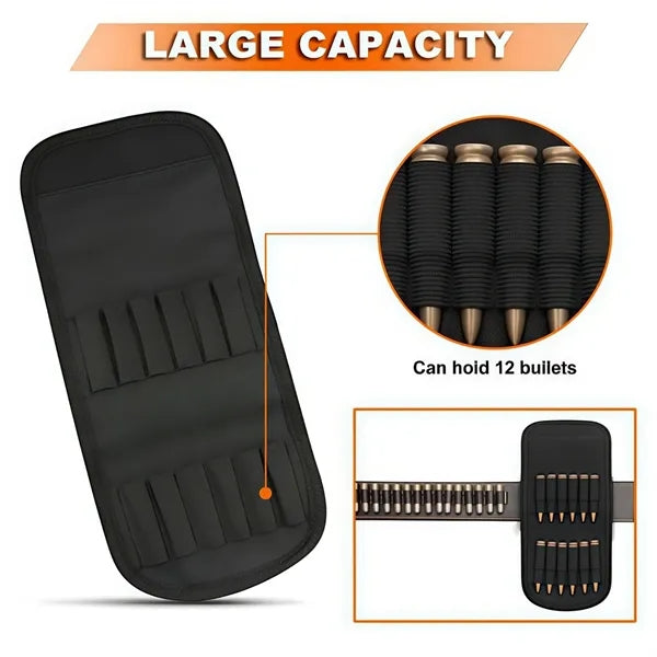 Nylon Rifle Ammo Pouch Foldable Tactical Carrier