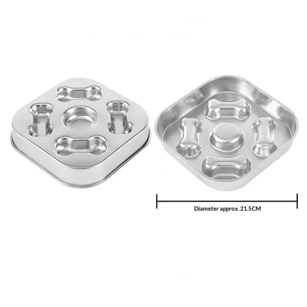 Stainless Steel Slow Feeder Pet Bowl