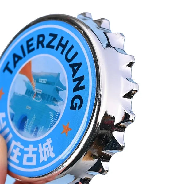 Multifunctional Bottle Cap-Shaped Magnetic Bottle Opener