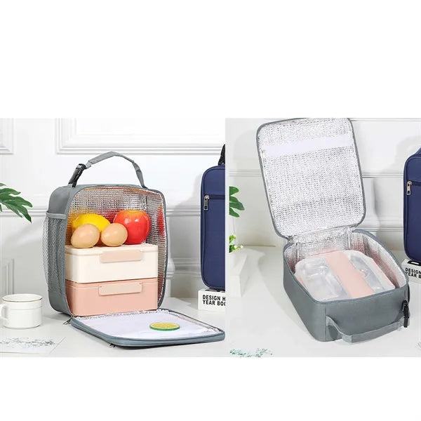 Portable Thickened Aluminum Foil Insulated Lunch Bag
