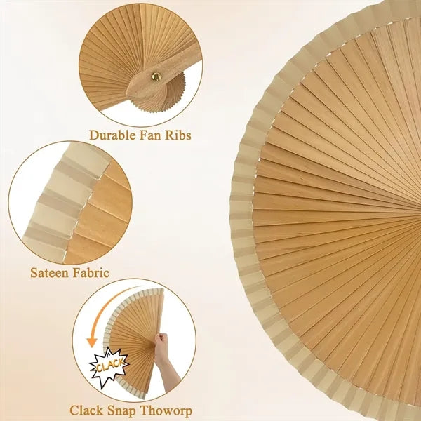 Printed Business Advertising Fan