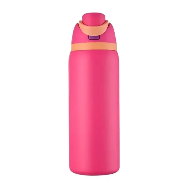 32oz Insulated Stainless Steel Water Bottle with Straw