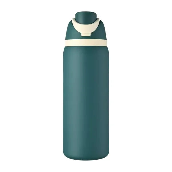 32oz Insulated Stainless Steel Water Bottle with Straw
