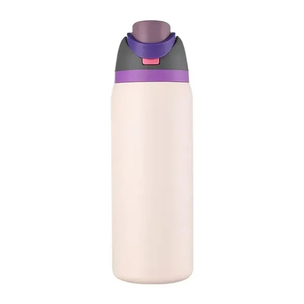32oz Insulated Stainless Steel Water Bottle with Straw
