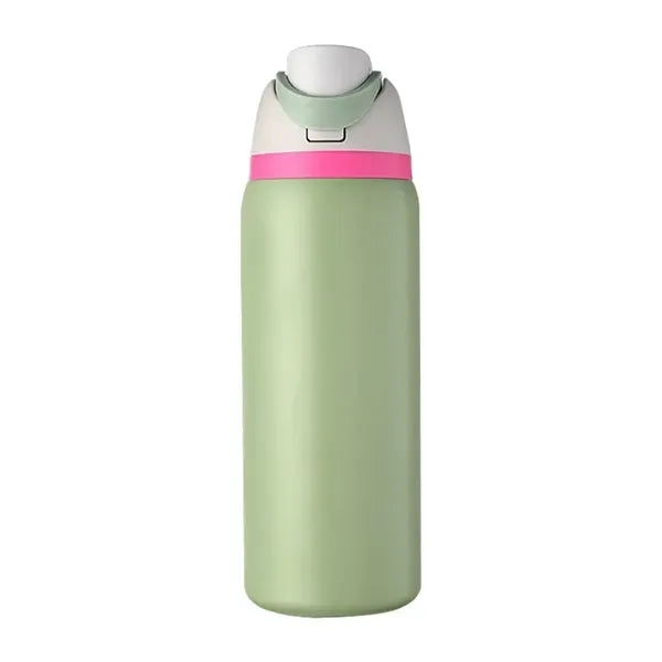 32oz Insulated Stainless Steel Water Bottle with Straw