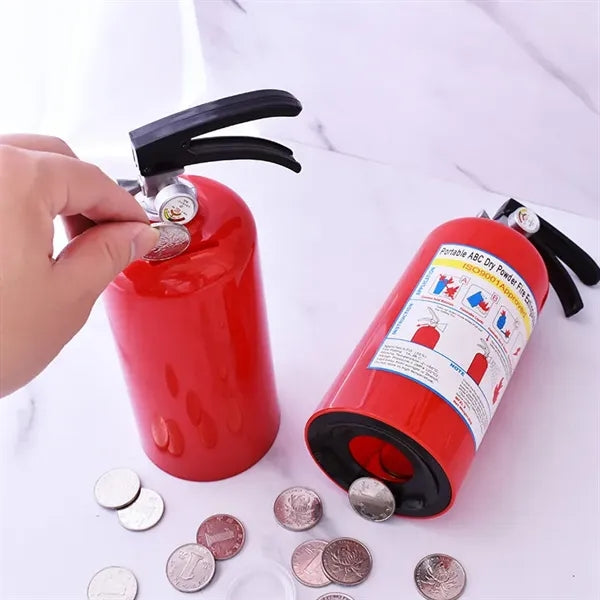 8inch Miniature Fire Extinguisher Coin save Bank