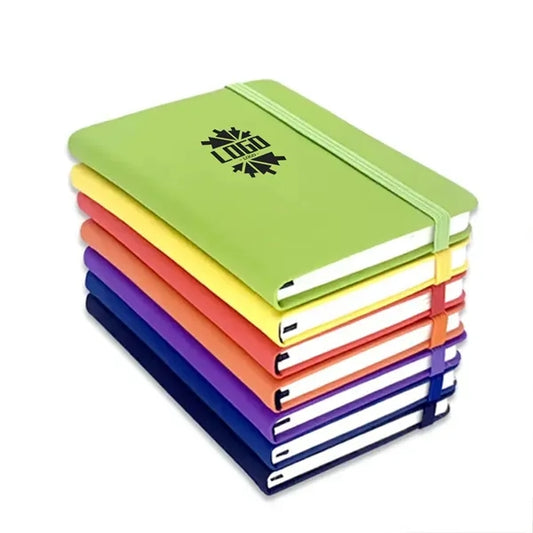 A5 PU Leather Notebook With Elastic Strap
