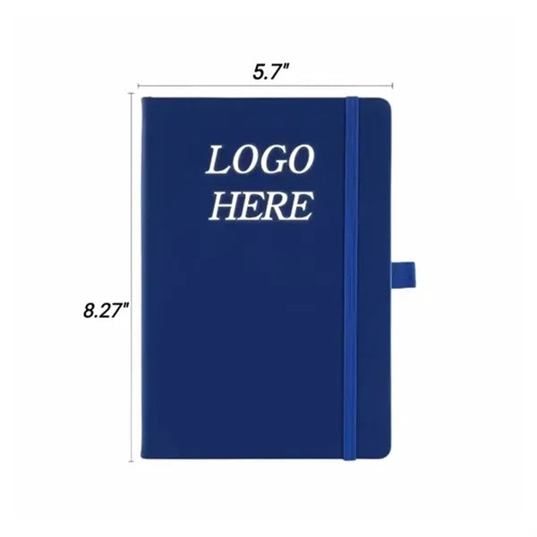 A5 PU Leather Notebook With Elastic Strap