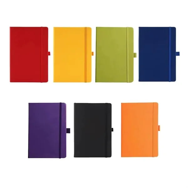 A5 PU Leather Notebook With Elastic Strap