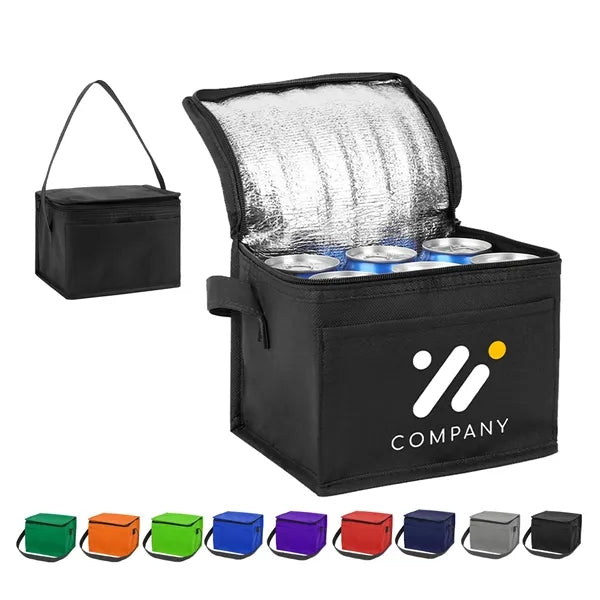Compact 6-Can Insulated Cooler Tote