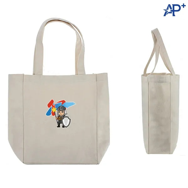 Gusseted Large Capacity Canvas Tote