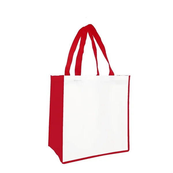 Laminated Non Woven Tote Bag (13" X 13" X 5" )
