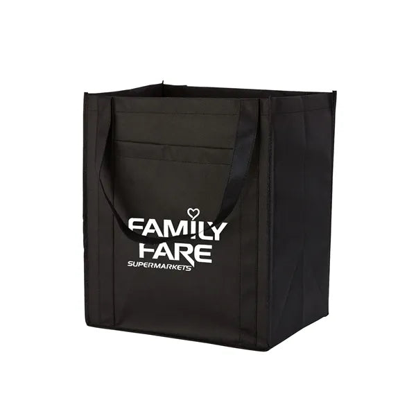 Large Non-Woven Tote Bag with Pocket