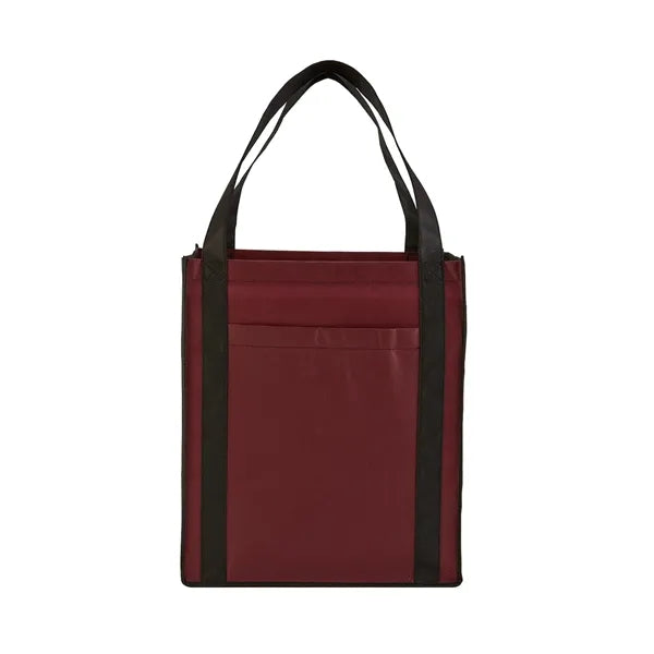 Large Non-Woven Tote Bag with Pocket