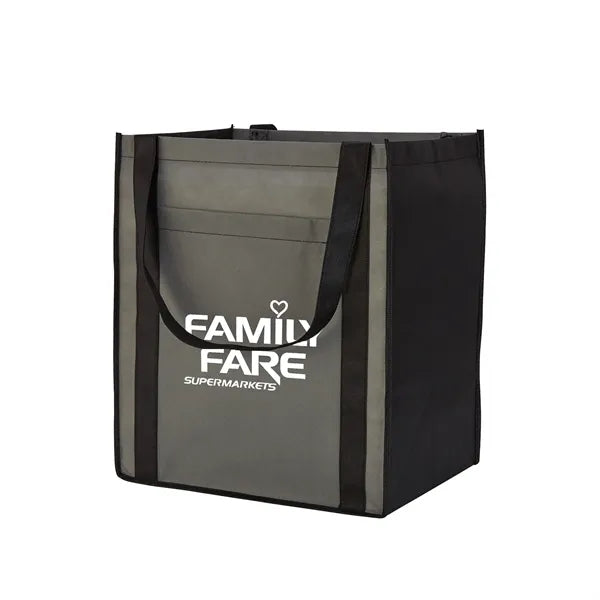 Large Non-Woven Tote Bag with Pocket