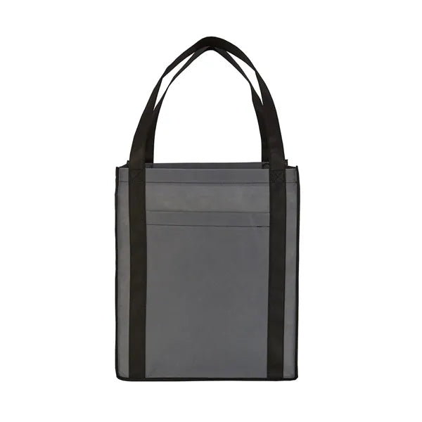Large Non-Woven Tote Bag with Pocket