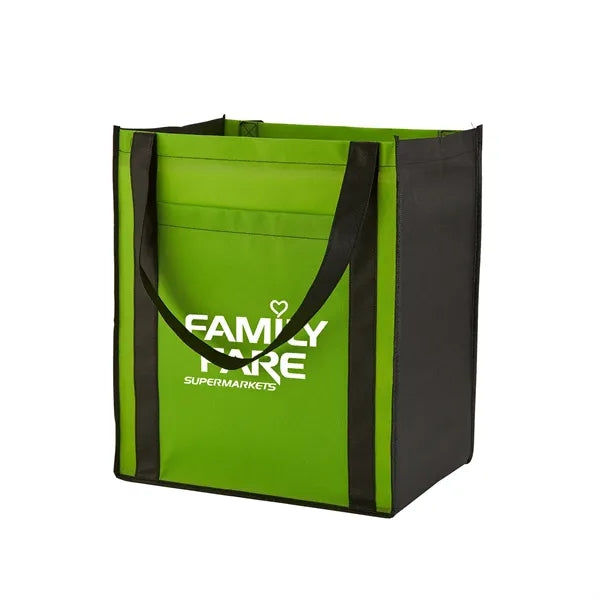 Large Non-Woven Tote Bag with Pocket
