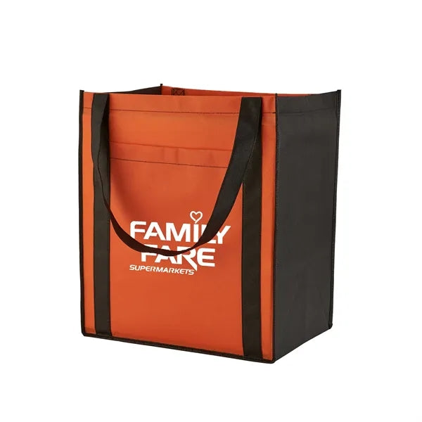 Large Non-Woven Tote Bag with Pocket