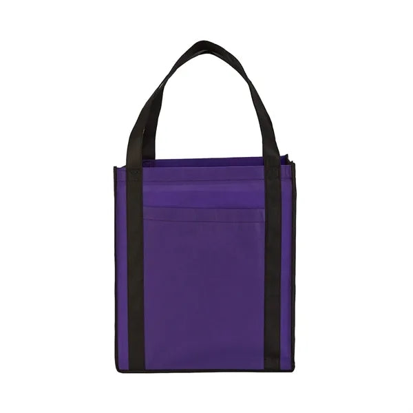 Large Non-Woven Tote Bag with Pocket