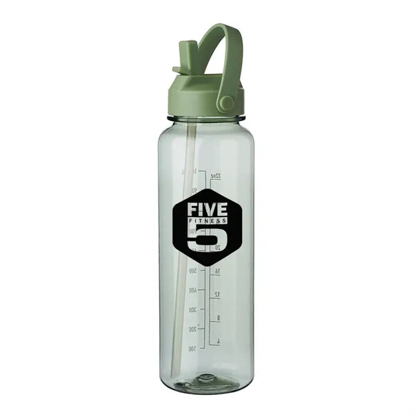 40 oz. Juvia Plastic Water Bottle (1 Color Imprint)