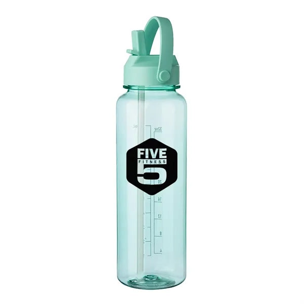 40 oz. Juvia Plastic Water Bottle (1 Color Imprint)