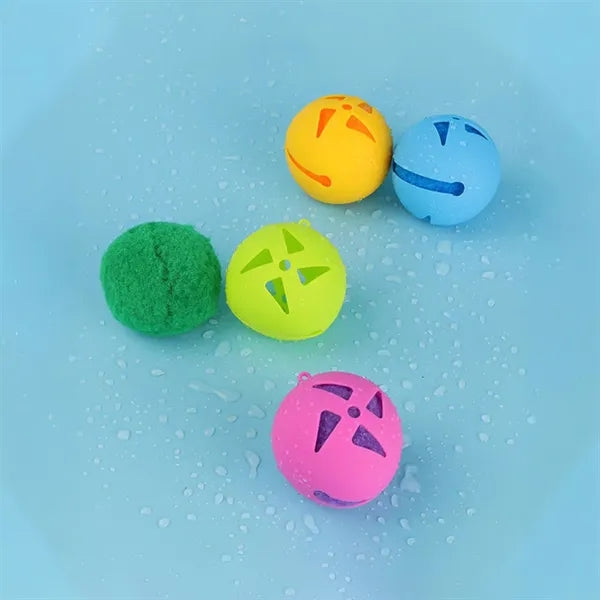 Absorbent plush stress relief ball