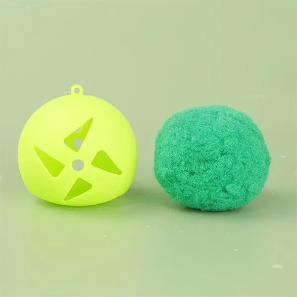 Absorbent plush stress relief ball