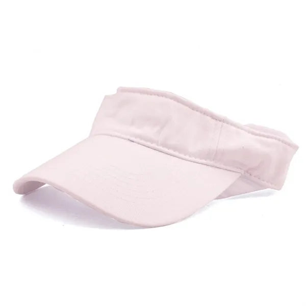 Vintage Sport Sun Visor Plain Washed Cotton