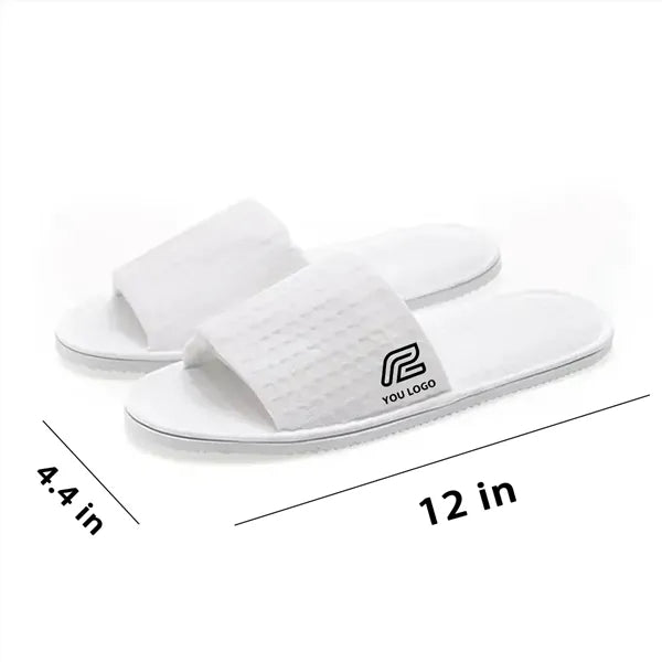 Waffle Slippers for Spa Party Guest Hotel and Travel