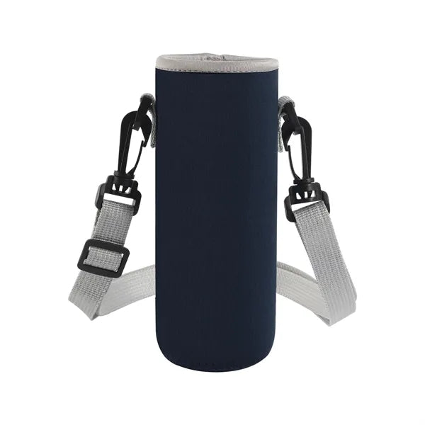 16 oz Neoprene Bottle Sleeve with Adjustable Shoulder Strap