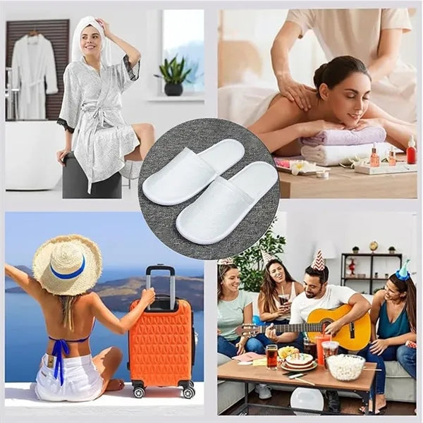 Pearl Cotton Disposable Slippers for Hotels and Spas