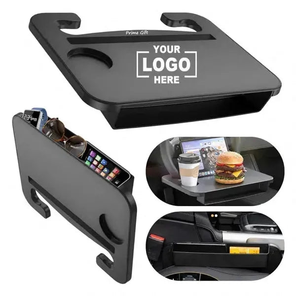 Dual-Purpose Car Steering Wheel Desk Tray