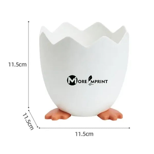 Creative Cute Eggshell Pen Pencil Holder