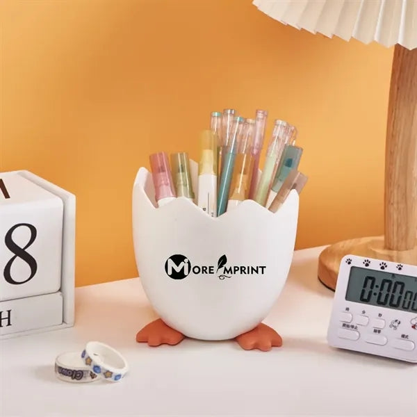 Creative Cute Eggshell Pen Pencil Holder