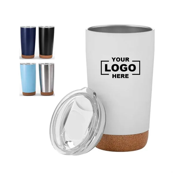 20oz Stainless Steel Vacuum Insulated Tumbler with Cork Base