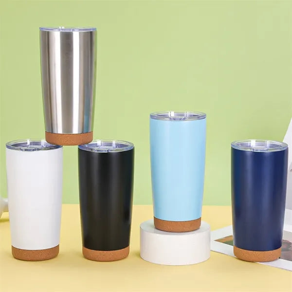 20oz Stainless Steel Vacuum Insulated Tumbler with Cork Base