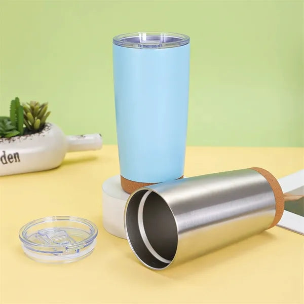 20oz Stainless Steel Vacuum Insulated Tumbler with Cork Base