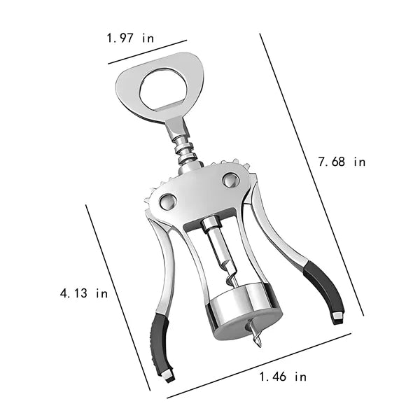 Zinc Alloy Corkscrew Wine Opener Tool